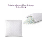 Kopfkissen mit zerkleinerter Schaumfüllung – Made in Germany | Formstabil & individuell anpassbar