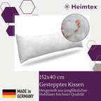Premium Gestepptes Kissen – 100% Hergestellt in Deutschland | Luxus-Mikrofaser-Kissen mit Virgin-Faserfüllung | Erhältlich in allen Größen