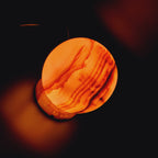 Onyx Marmor Tischlampe 6", Runde Lampen