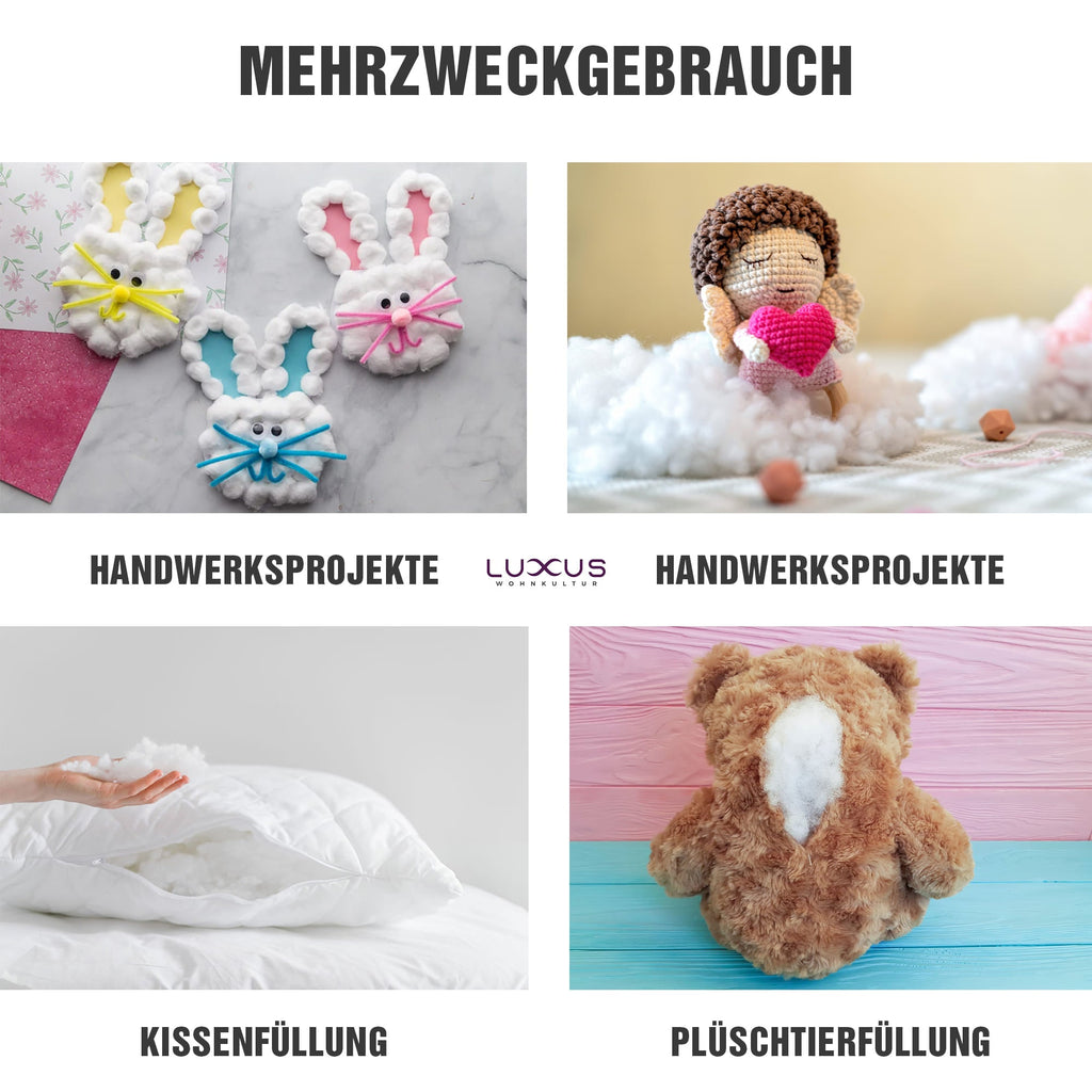 Hohlfaser, Füllwatte- Sackhohlfaser , 100% Frischfasermaterial Oeko TEX Standard