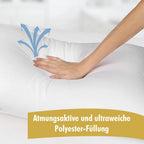 Wohnkultur Premium-Qualitätskissen, 100% Baumwollkissen, hergestellt in Deutschland, Hotelqualität