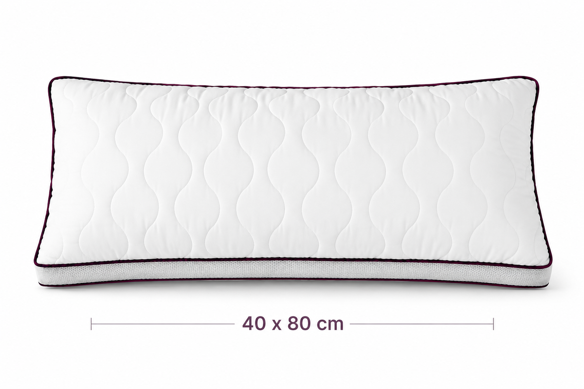 Atmungsaktives Mikrofaser-Kopfkissen 80x80cm – Verstellbarer Härtegrad mit Airflow-Netz | Made in Germany | 1er- oder 2er-Pack | Waschbar mit wiederverwendbarer Aufbewahrungstasche