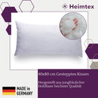 Premium Gestepptes Kissen – 100% Hergestellt in Deutschland | Luxus-Mikrofaser-Kissen mit Virgin-Faserfüllung | Erhältlich in allen Größen