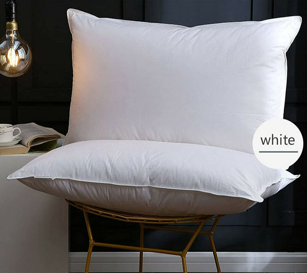 Wohnkultur Premium-Qualitätskissen, 100% Baumwollkissen, hergestellt in Deutschland, Hotelqualität