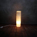 Selenit Zylinder Lampe - Kristallheilung & Meditationslicht, Verschiedene Größen (25-40 cm)