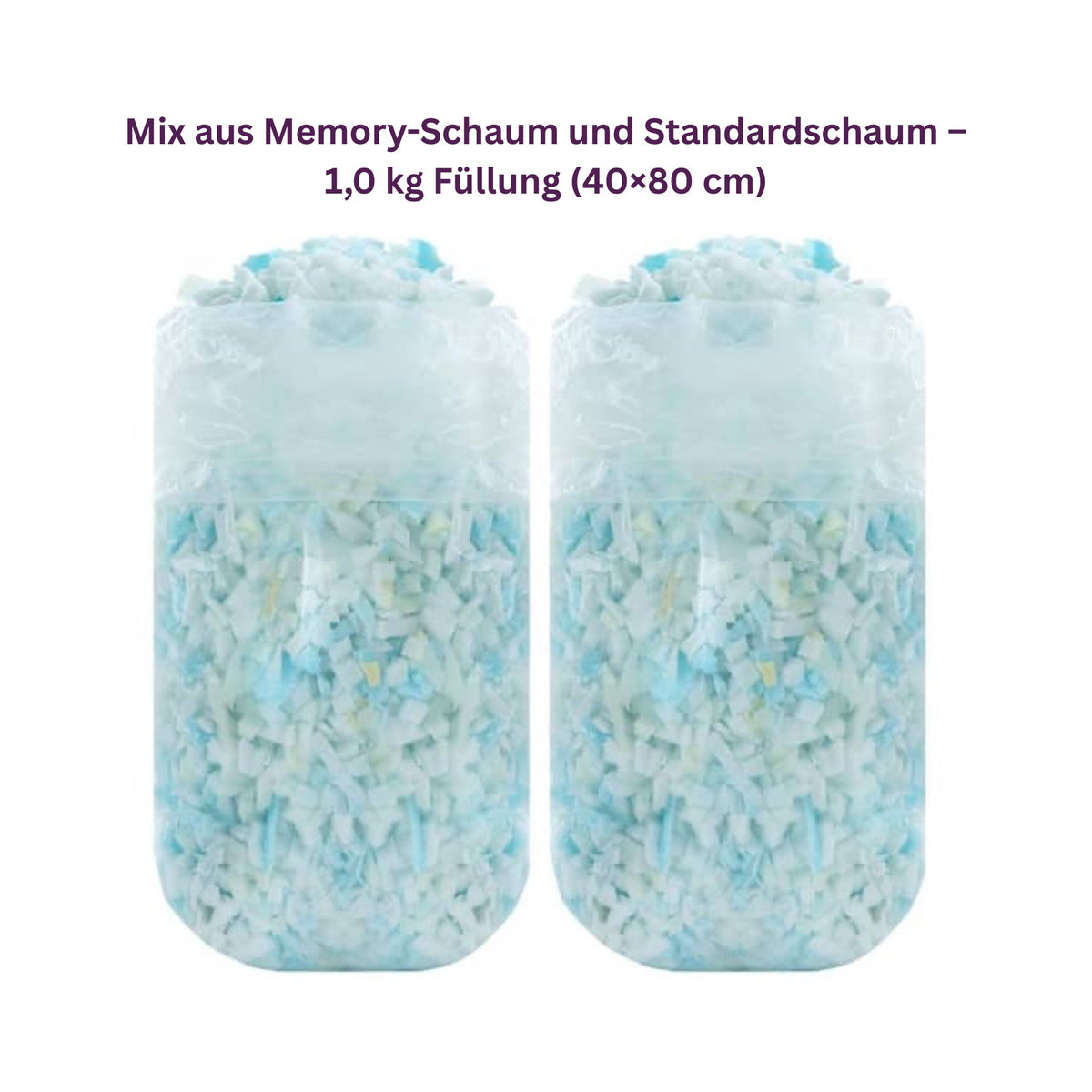 Kopfkissen mit zerkleinerter Schaumfüllung – Made in Germany | Formstabil & individuell anpassbar