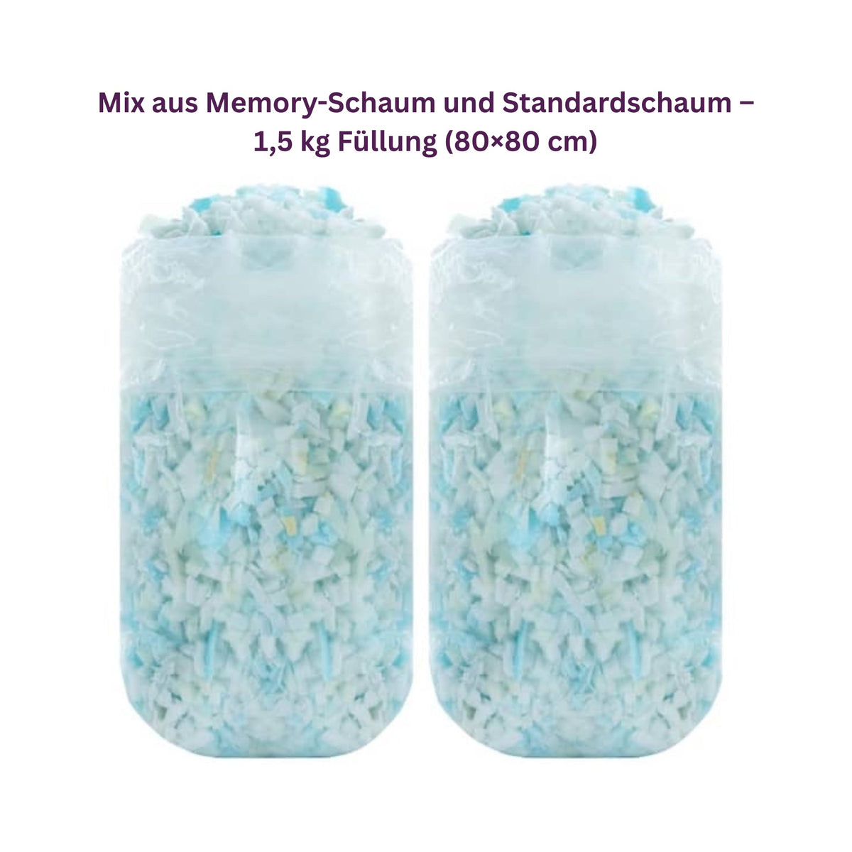 Kopfkissen mit zerkleinerter Schaumfüllung – Made in Germany | Formstabil & individuell anpassbar