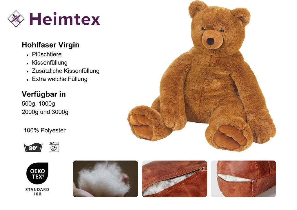 Hohlfaser, Füllwatte- Sackhohlfaser , 100% Frischfasermaterial Oeko TEX Standard