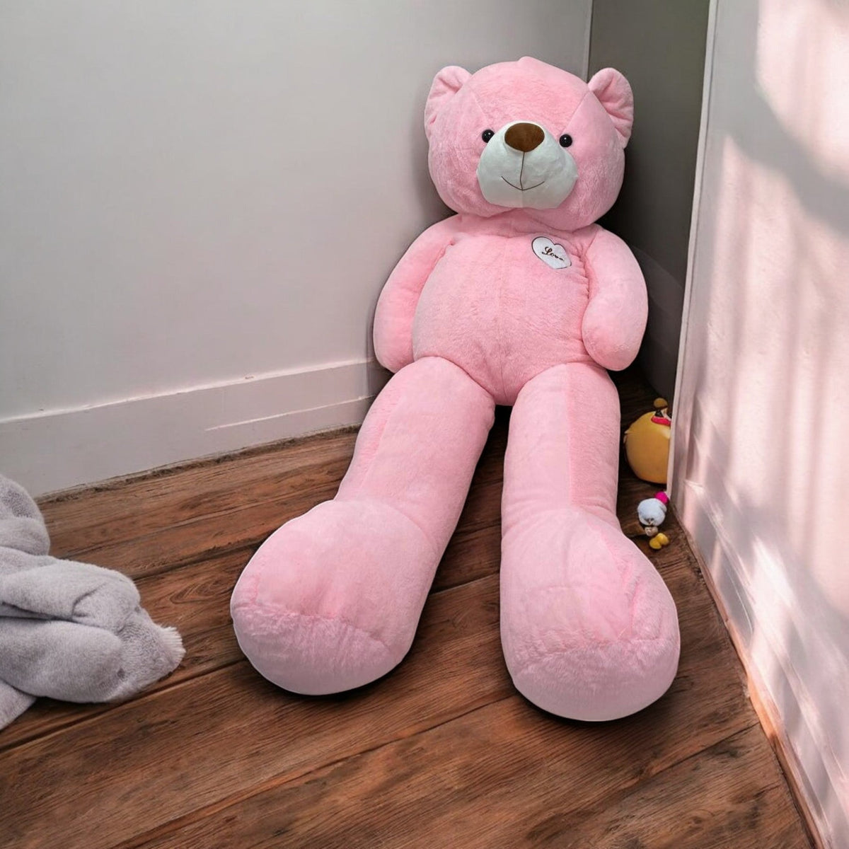 Teddybär 180cm XXL – Extra großer Kuschelbär – Weiches Plüschfell – Premium-Füllung – Hergestellt in Deutschland