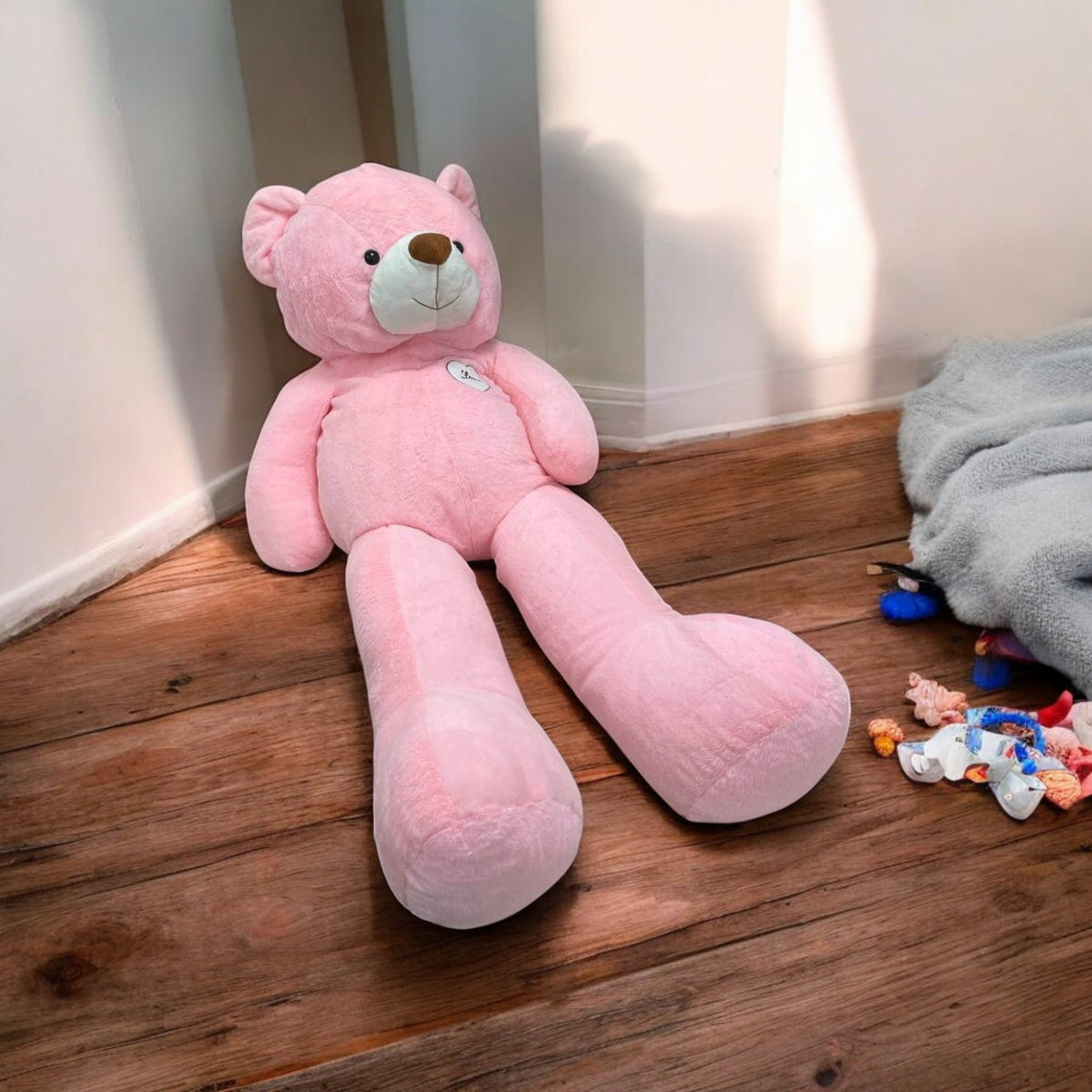 Teddybär 180cm XXL – Extra großer Kuschelbär – Weiches Plüschfell – Premium-Füllung – Hergestellt in Deutschland