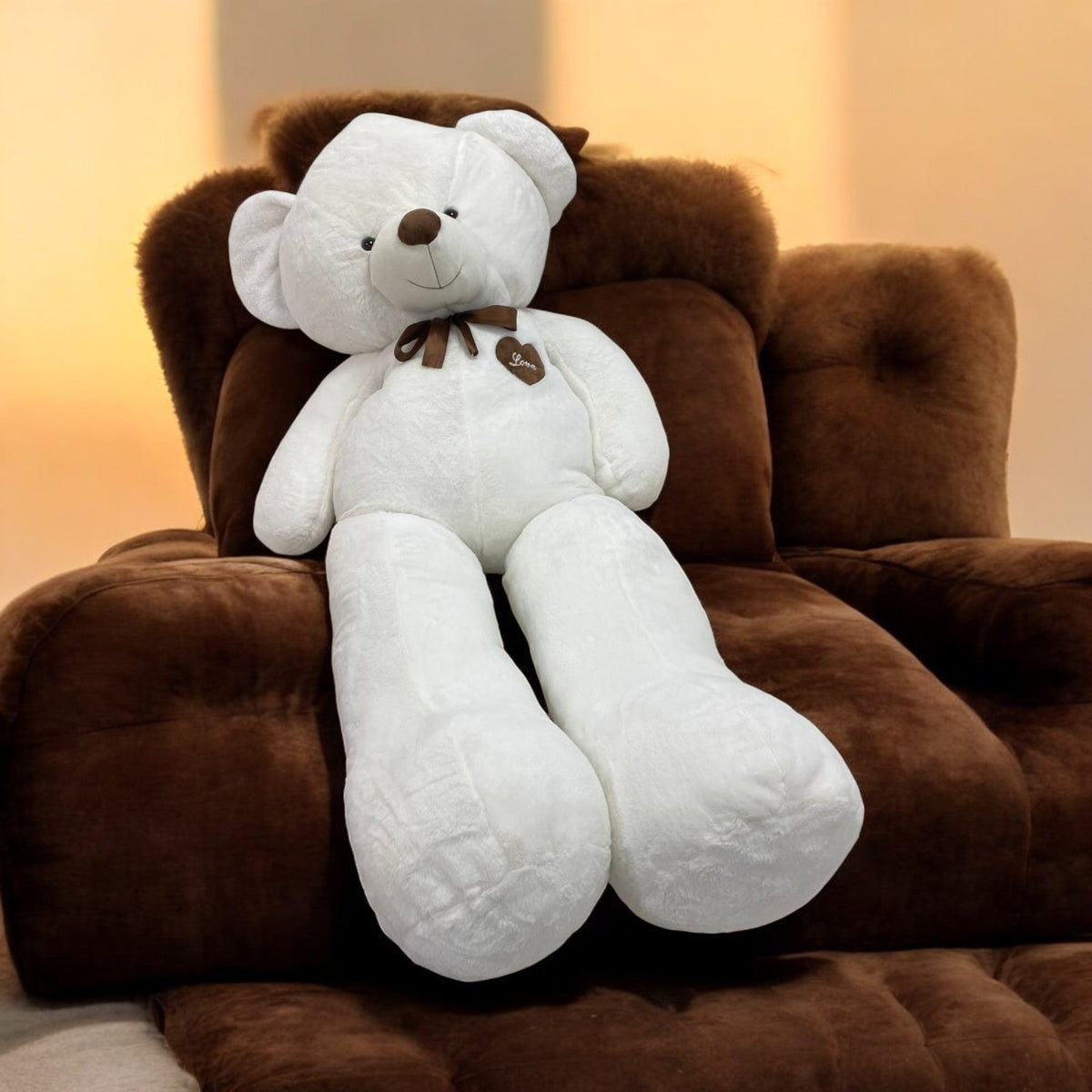 Teddybär 180cm XXL – Extra großer Kuschelbär – Weiches Plüschfell – Premium-Füllung – Hergestellt in Deutschland