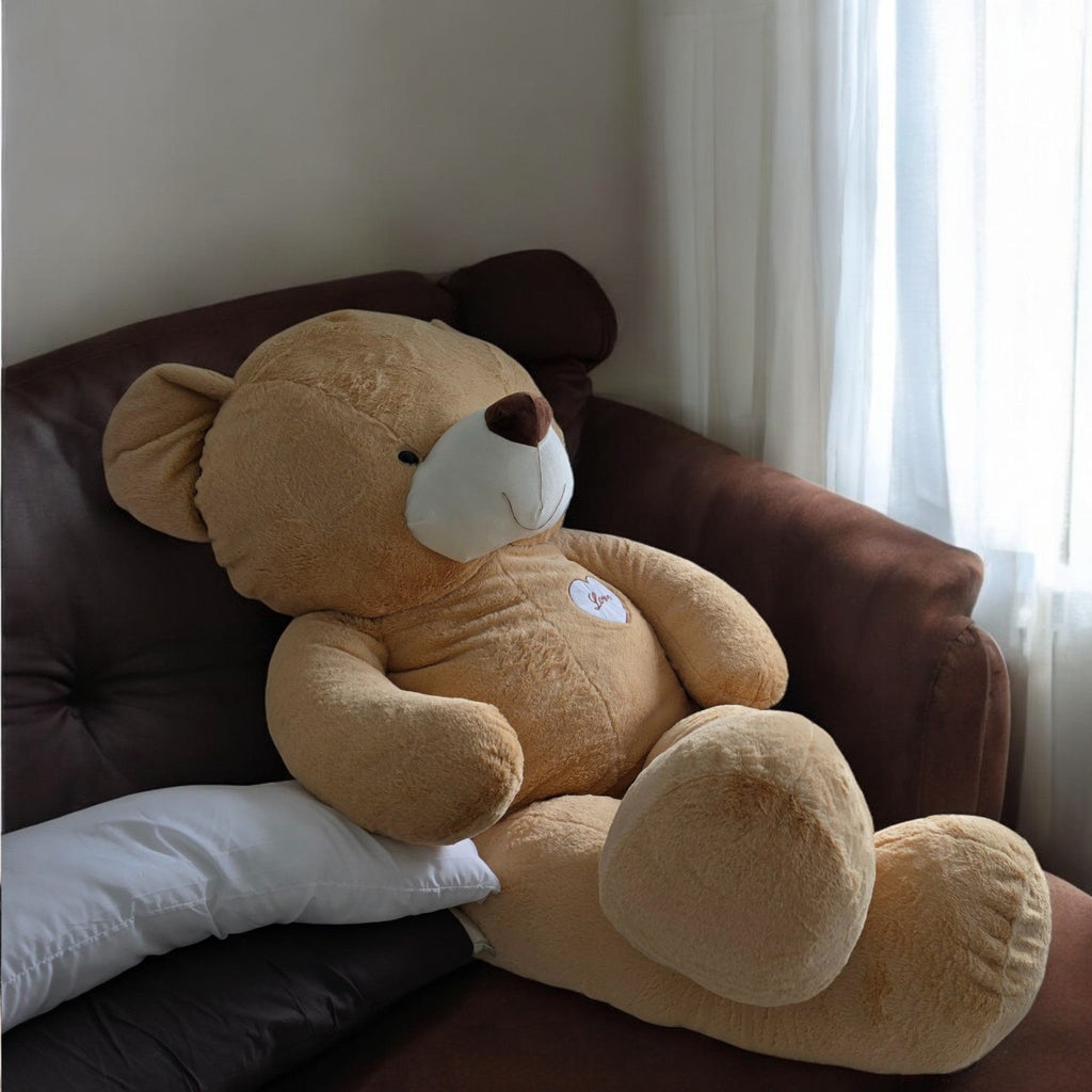 Teddybär 180cm XXL – Extra großer Kuschelbär – Weiches Plüschfell – Premium-Füllung – Hergestellt in Deutschland